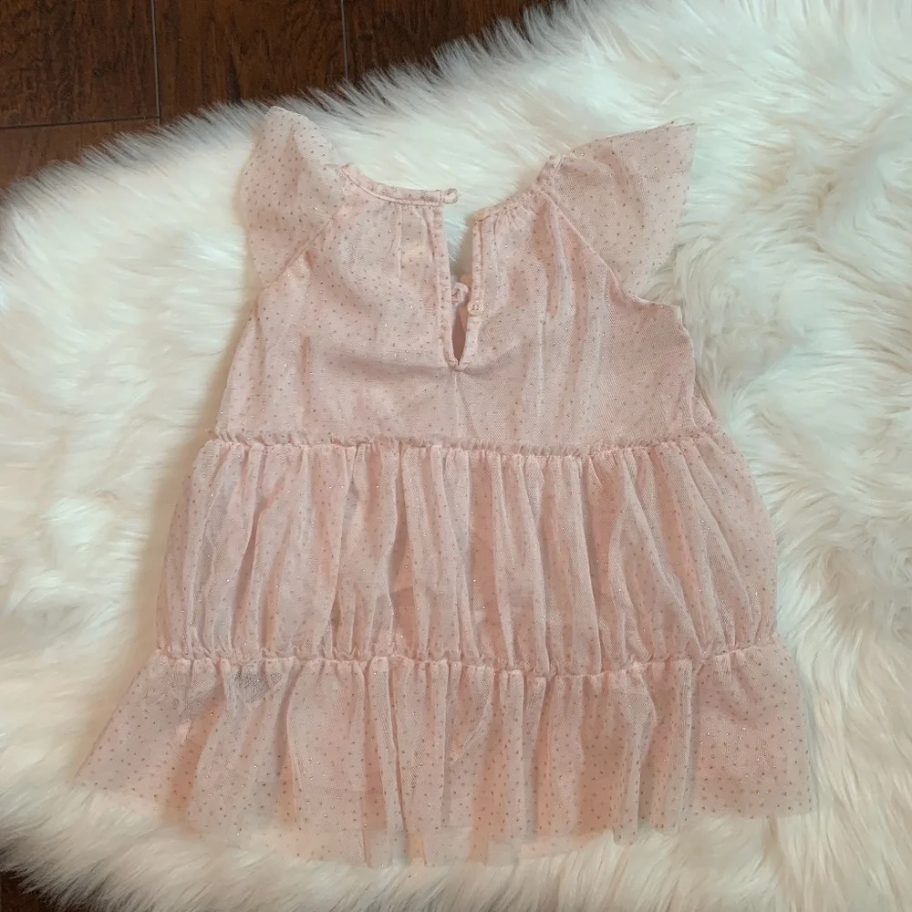 BUNDLE Little Girls Ruffle Dress, Purple Shorts